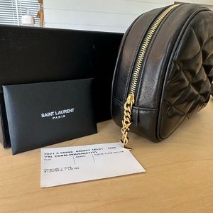 SAINT LAURENT Lolita cosmetic pouch in black